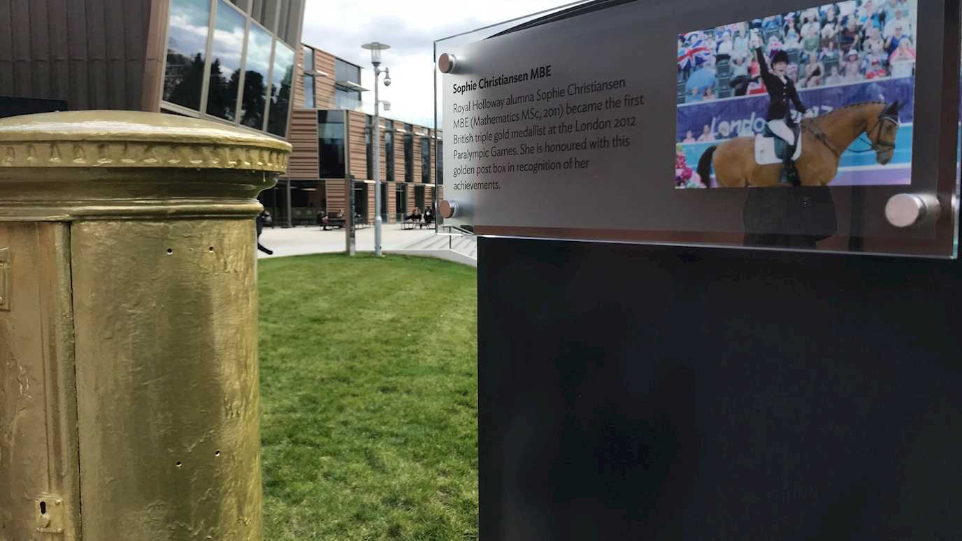 First years Gold post box